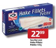 Sea Harvest Hake Fillets Petite-400gm
