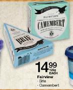Fairview-Brie/Camembert-125g Each