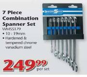 Worksman 7 Piece Combination Spanner Set-Per Set