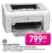 HP Mono Laser Printer(P1102)