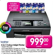 Brother 4-in-1 Colour Inkjet Printer(MFC-J220)