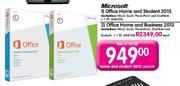 Microsoft Office Home and Business 2013 Each