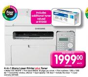 Samsung 4-in-1 Mono Laser Printer(SCX-3405FW) plus Toner