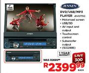 Jensen DVD/USB/MP3 Player (JDVD7700)-7" Each