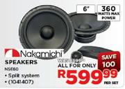 Nakamichi 6" Speakers 360W (NSE60)-Per Set