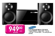 Samsung 2.0 Channel Micro CD Hi-Fi(MME320)