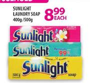 Sunlight Laundry Soap-400g/500g Each