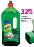 Sunlight Dishwashing Liquid-1.5Ltr Each