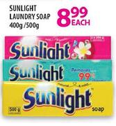 Sunlight Laundry Soap -400g/500g Each