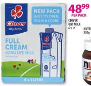 Clover Uht Milk - 6X1 Ltr