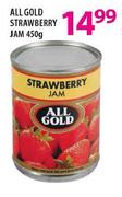 All Gold Strawberry Jam-450g Each