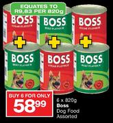 Boss Dog Food-6 x 820gm