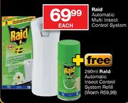 Raid Automatic Multi Insect Control System Each