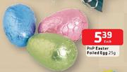 Pnp Easter Foiled Egg-25g Each