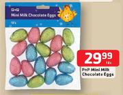 Pnp Mini Milk Chocolate Eggs-18's
