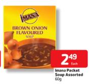 Imana Packet Soup Assorted-60g Each