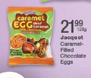 Jacquot Caramel Filled Chocolate Eggs-128g