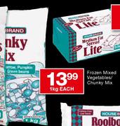 House Brand Frozen Mixed Vegetables/Chunky Mix-1kg Each