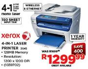 Xerox 4-In-1 Laser Printer 3045