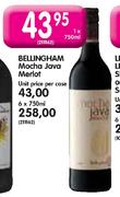 Bellingham Mocha Java Merlot-6X750ml