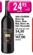 Van Loveren Blanc De Blanc, River Red, Blanc De Noir Muscadel-1X750ml
