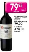 Overgaauw Merlot-6X750ml