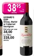 Leopard's Leap Shiraz, Merlot Or Cabernet Sauvignon-6X750ml