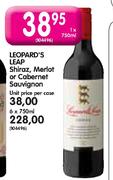 Leopard's Leap Shiraz, Merlot Or Cabernet Sauvignon-1X750ml