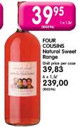 Four Cousins Natural Sweet Range-6X1.5Ltr