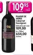 Plaisir De Merle Cabernet Sauvignon-1X750ml