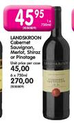Landskroon Cabernet Sauvignon, Merlot, Shiraz Or Pinotage-1X750ml