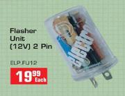 Flasher Unit-12V, 2 Pin (ELP FU12)-Each