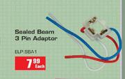 Sealed Beam 3 Pin Adaptor (ELP.SBA1)-Each