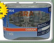 Osram Nightbreaker Plus Halogen Globe Set (H4)-Per Set