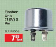 Flasher Unit-12V, 2 Pin (ELP FU552)-Each