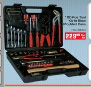 100-Pce Tool Kit In Blow Moulded Case-Per Kit