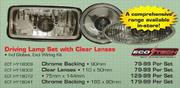 Driving Lamp Set With Clear Lenses-110x50mm
