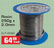 Resin:250g x 2.0mm (ELP RC82)-Each