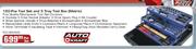 100-Pce Tool Set & 3 Tray Tool Box (Metric)-Per Set
