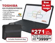 Toshiba 820 Celeron Notebook