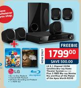 LG 5.1 Channel 330W Satellite Blu-Ray Home Theatre System (BH4120S)