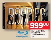Blu-Ray 22 Title Bond 50th Anniversary Box Set