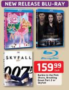 Blu-Ray Disc Barbie In The Pink Shoes, Breaking Dawn Part 2 Or Skyfall-Each