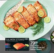 Cape Point Prime Cut Salmon Steaks-2x200g