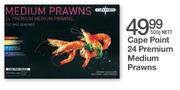 Cape Point 24 Premium Medium Prawns-500g Nett