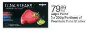 Cape Point Portions Of Premium Tuna Steaks-2x200g