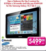 Samsung 10.1" Galaxy Tab 2-Each