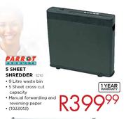 Parrot Products 5 Sheet Shredder