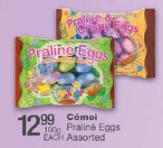 Cemoi Praline Eggs Assorted-100g Each