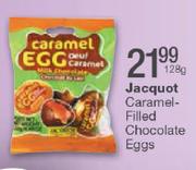 Jacquot Caramel Filled Chocolate Eggs-128g